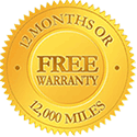 12 month 12000 miles warranty